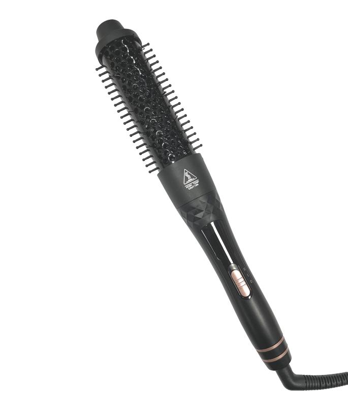 5-in-1 Curling Wand 100% Tourmaline Ceramic Press Detachable Barrels Plastic Stand 2 Heat Settings OEM ODM