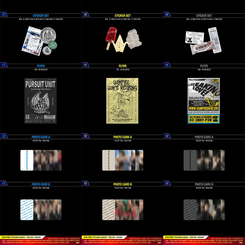 [Предзаказ] ENHYPEN - 7-й мини-альбом [THE SIN : ИЗЧЕЗНУТЬ] (Онлайн-преимущество)