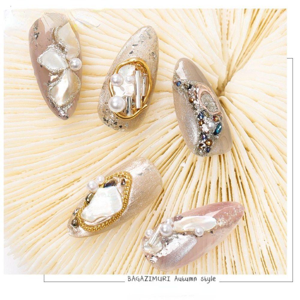 Nail Material Manicure Tips Nail Art Flakes Nail Rhinestones Nail Art Fragments 3D Nail Decoration