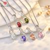 Cross-border S925 Sterling Silver Pendant Jewelry, Fashionable Single Diamond Necklace, InS-style Collarbone Chain Jewelry
