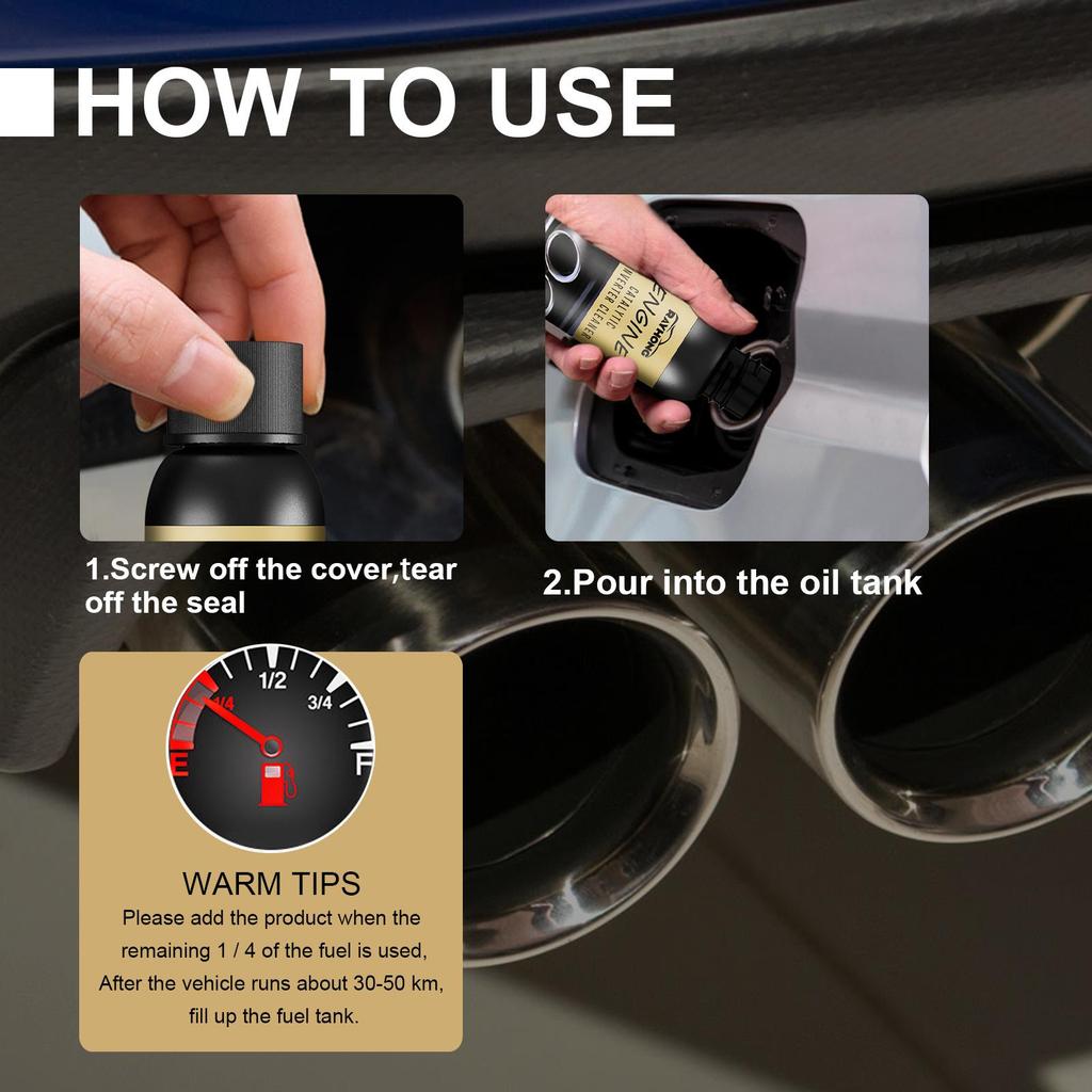 RAYHONG Очиститель каталитического нейтрализатора двигателя Удаление и очистка углерода Очиститель выхлопных газов двигателя