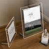Прямоугольная акриловая фоторамка Горизонтальная подставка для постера Прозрачные фоторамки Офис