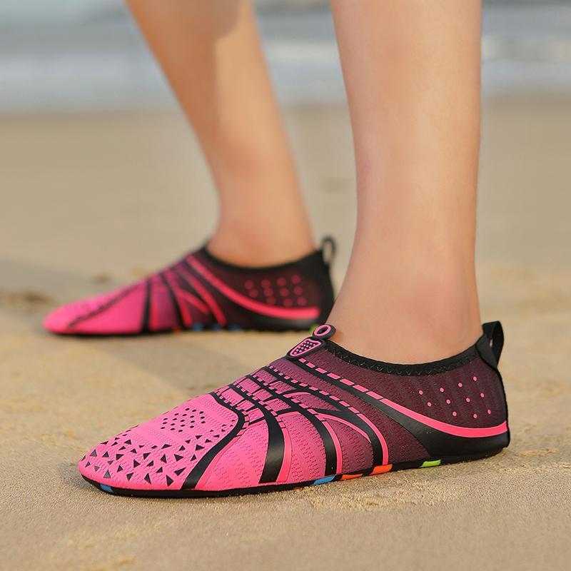 Модные мужские и женские босоножки для воды, пляжная обувь, быстросохнущие спортивные сандалии для верховой езды, легкие сандалии, удобные кроссовки для пары, размеры 36-49