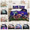 3D Magic Mushroom Series Bedding Set Forest Plant Duvet Cover Pillow Case 2/3 Pieces AU180 * 210 Full Size Quick Drying Zipper Soft Home Textile