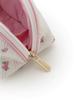 Gelato Pique Little Rose Pattern Mini Pouch PWGB254624 PNK Needle-Punched