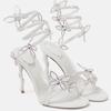 Crystal Embellished Butterfly Details Women's Sandals Sexy Coiled Belt High Heels Gladiator Sandals Party Prom Shoes