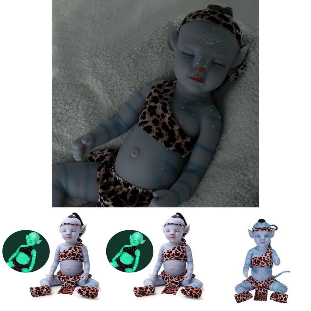 Светящаяся кукла-аватар Невероятно реалистичный реборн-младенец 12 дюймов