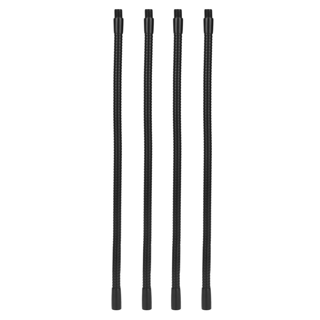 4 Pcs Gooseneck Lamp Hose Aluminium 10mm Caliber Flexible Table Desk Lamp Hose Lighting Fittings
