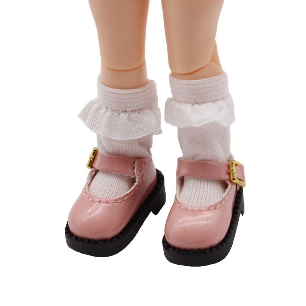 1 пара мини 12 BJD кукольная обувь из искусственной кожи с круглым носком OB11 обувь принцессы ob11 кукольные сандалии тело куклы