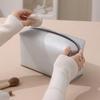 Женская косметичка большой емкости из искусственной кожи, ручные косметички для женщин, портативная водонепроницаемая дорожная сумка для хранения и стирки