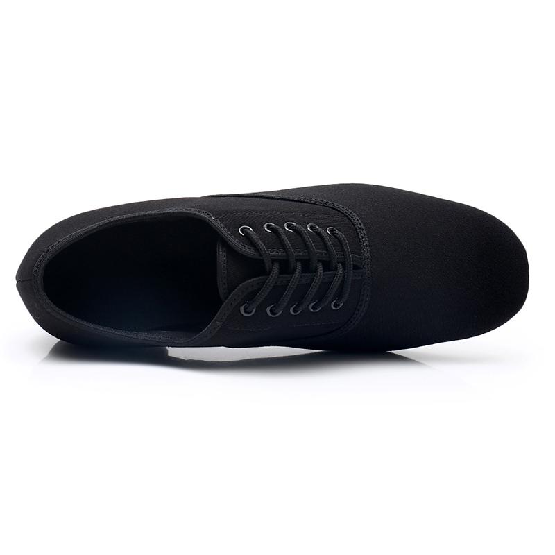 Oxford Cloth Men Modern Dance Shoes Soft Sole Tango Latin Ballroom Party Dance Shoes 2.5CM Heel