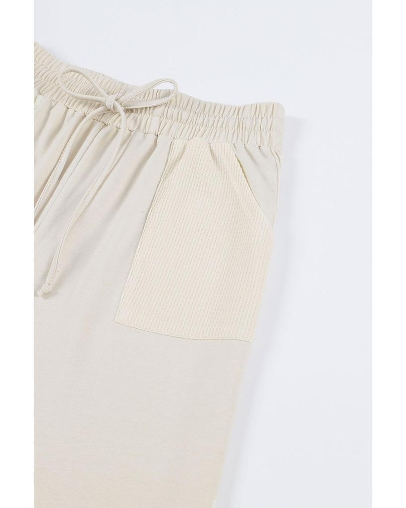 Azura Exchange Трикотажные брюки с кулиской на талии и карманами