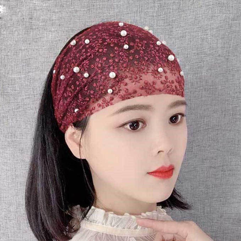 For Mother's Day Organza Headband Korean Style Hair Wear Women Hair Accessories Wide Side Hairband