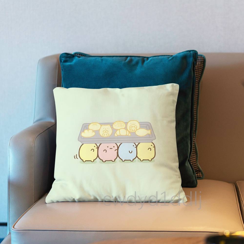 Милая Наволочка SSumikkogurashi Декор Подушки Чехол Для Подушки Печатный Чехол На Подушку Для Дивана