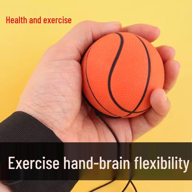 Эластичный мяч-попрыгун на запястье - Волшебная игрушка для декомпрессии, бросаемая рукой