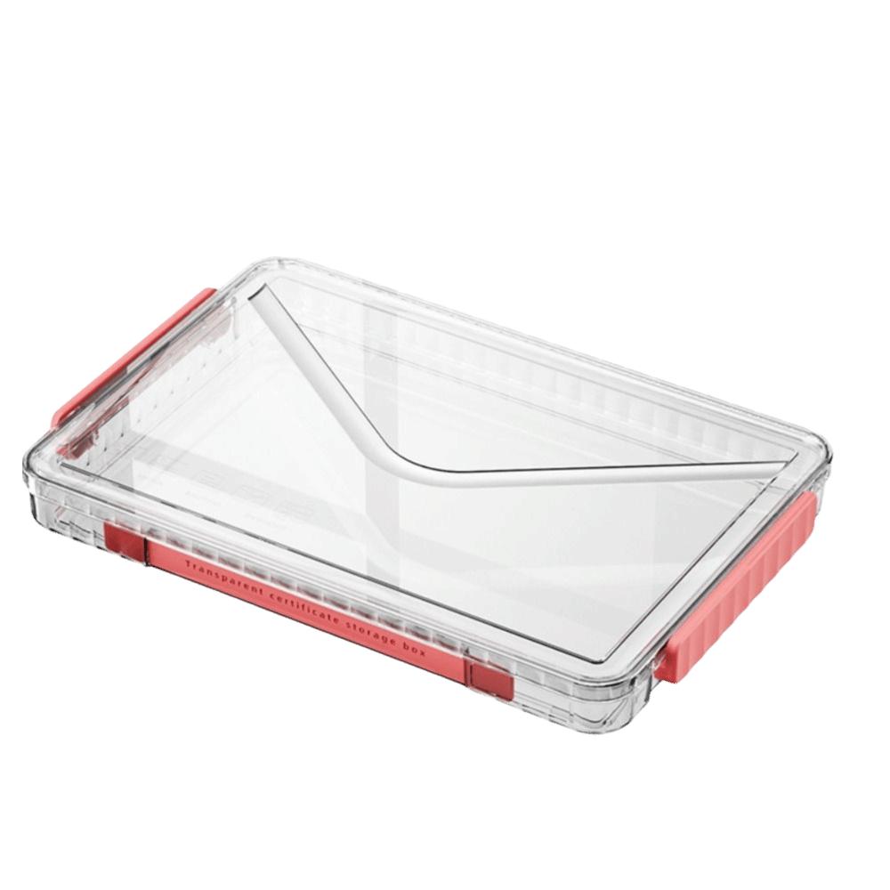 a4 File Document Organizer Transparent Card Holder Case Desktop Paper Storage Box  Projects