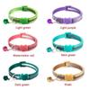 Adjustable Size Reflective with Bells Cat Neck Strap Cat Collar Pet Accessories Kitten Decor