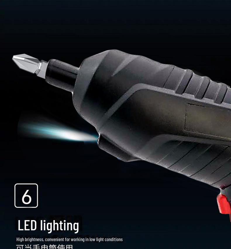 Набор мини-электрических отверток с аккумулятором 3,6 В, 47 предметов с литиевой батареей и аксессуарами для домашнего использования