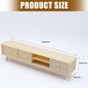 1/12 Scale Miniature TV Stand For Doll House Decoration Living Room Storage Cabinet Scene Landscape Accessories Furniture