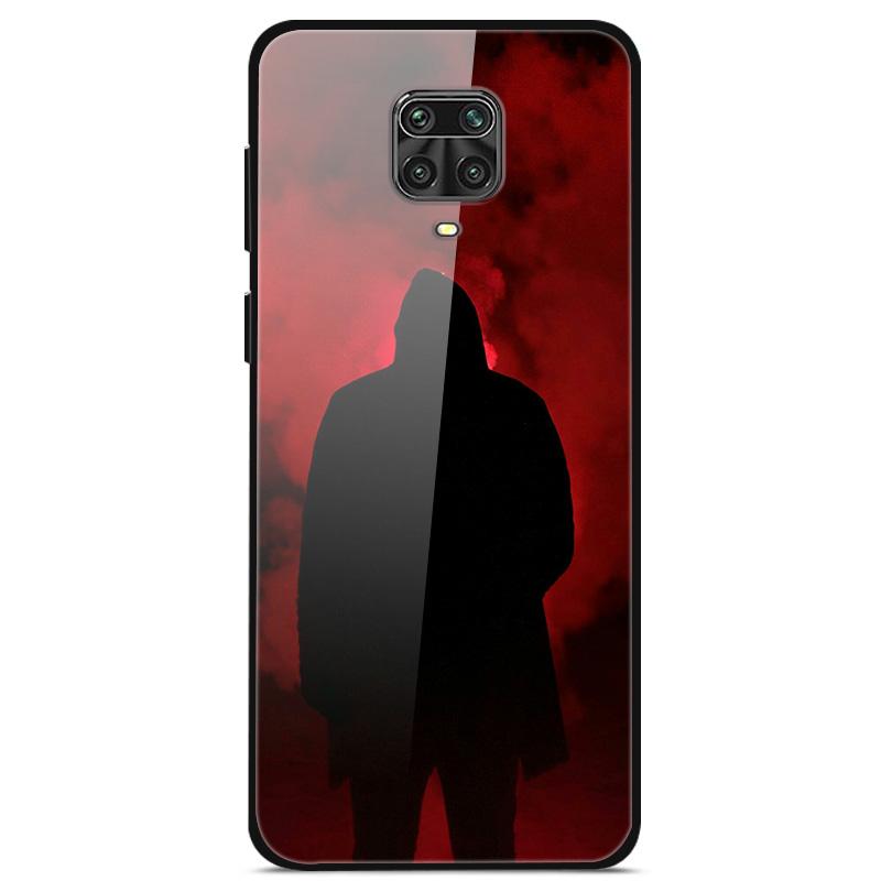 Закаленное Стекло Чехол Для Xiaomi Redmi Note 9S Чехол Мягкий Бампер Жесткий Стеклянный Чехол Для Xiaomi Redmi Note 9 S 9S Pro Max Чехол Для Телефона