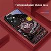 Ретро Масляная Живопись Для Oppo A79 5G 58 78 74 60 4G Reno 11F Realme GT 6 11 Note 50 10 C55 X2 Закаленное Стекло Черный Чехол для Телефона