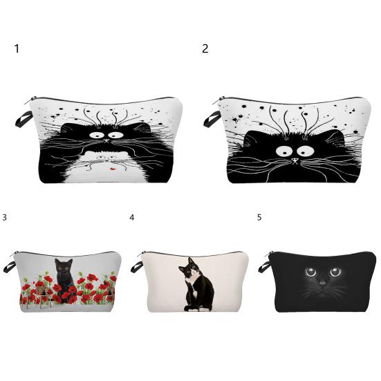 Косметичка с 3D-принтом Портативная квадратная многофункциональная дорожная сумка большой емкости