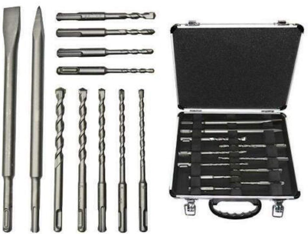 Вибрационная дрель BOSCH SDS PLUS Набор из 11 долот в алюминиевом кейсе 2608578765 Ударная дрель [Товар]