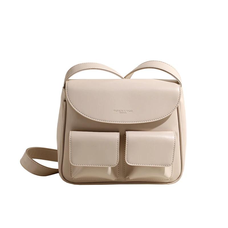 Soild PU молния плечевые сумки молния модные кроссбоди брендовые женские сумки горячая распродажа простота