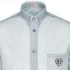 DIOR SS22 Shirt Men's Gray Blue 213C517A5491-C800