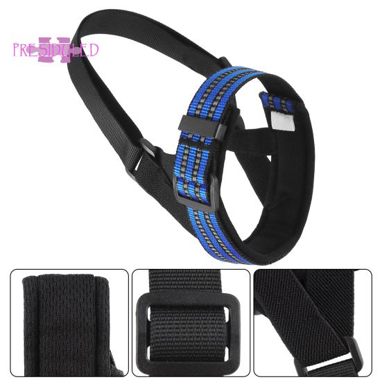 Регулируемый светоотражающий намордник для собаки, удобный, простой в использовании, поводок для прогулок на свежем воздухе в комплекте.