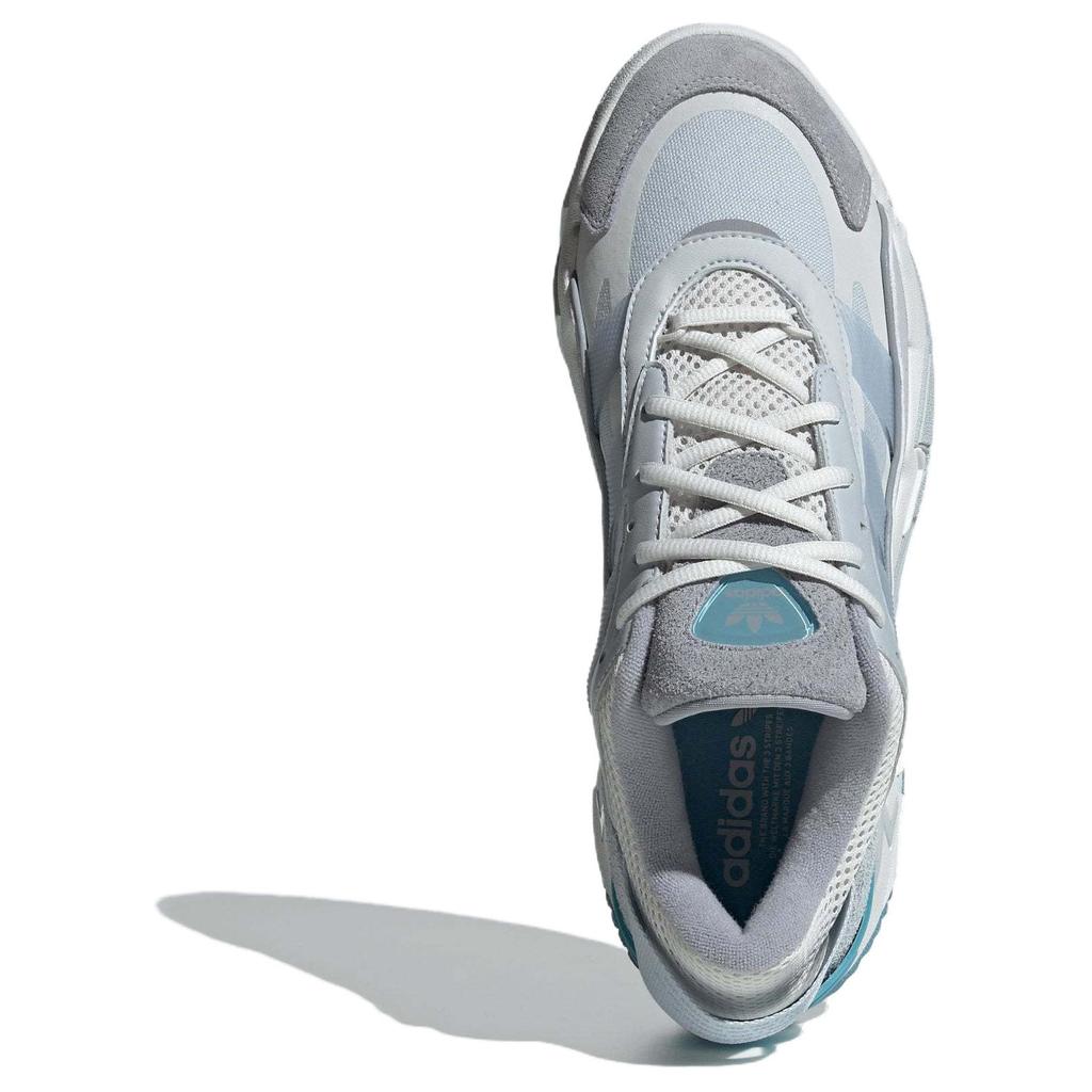 Adidas Originals Niteball 2.0 Сетчатая ткань Кожа Замша ТПУ Верхний слой Воловья кожа Унисекс Кроссовки Белый Синий JI2545