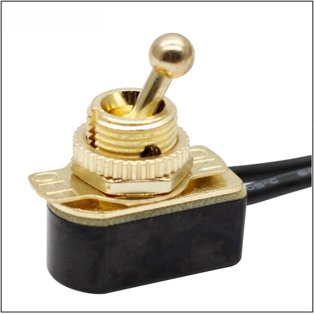 High Mechanical Life 2 Pin Rocker Switch ON OFF Metal Base For Toggle Application Industrial Electrical Equipment Supply