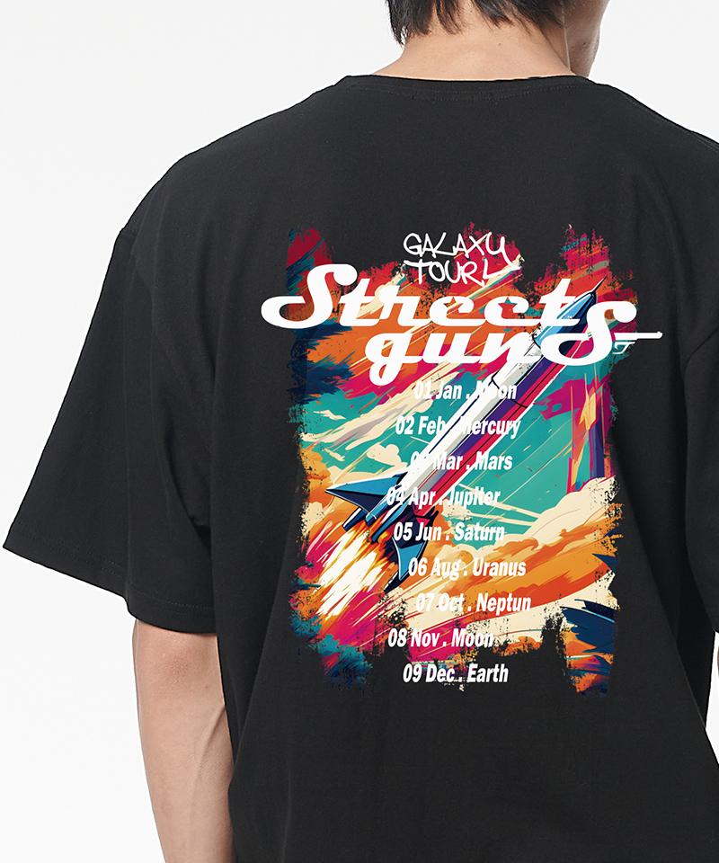 ARTISTWEAR [Atw X Streetguns] Футболка с коротким рукавом Galaxy Tour