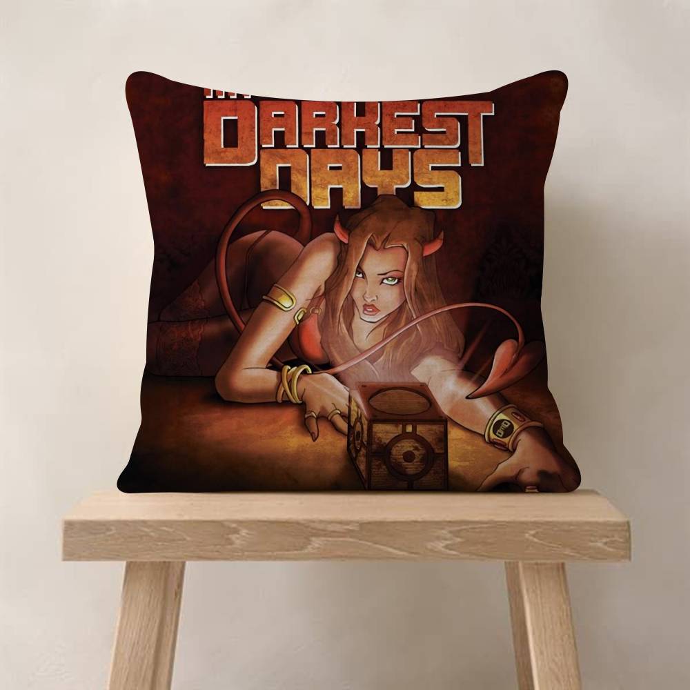 TThree days Grace Band Cushion Cover Pillow Cover Decor Pillowcase Printed Cushion Case for Couch