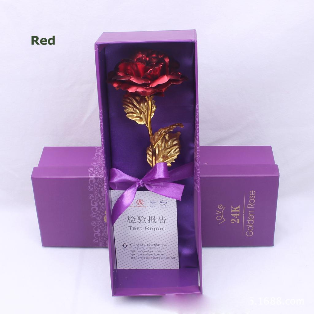 НОВАЯ позолоченная роза, украшение для дома, искусственный цветок, рождественские подарки, День Святого Валентина