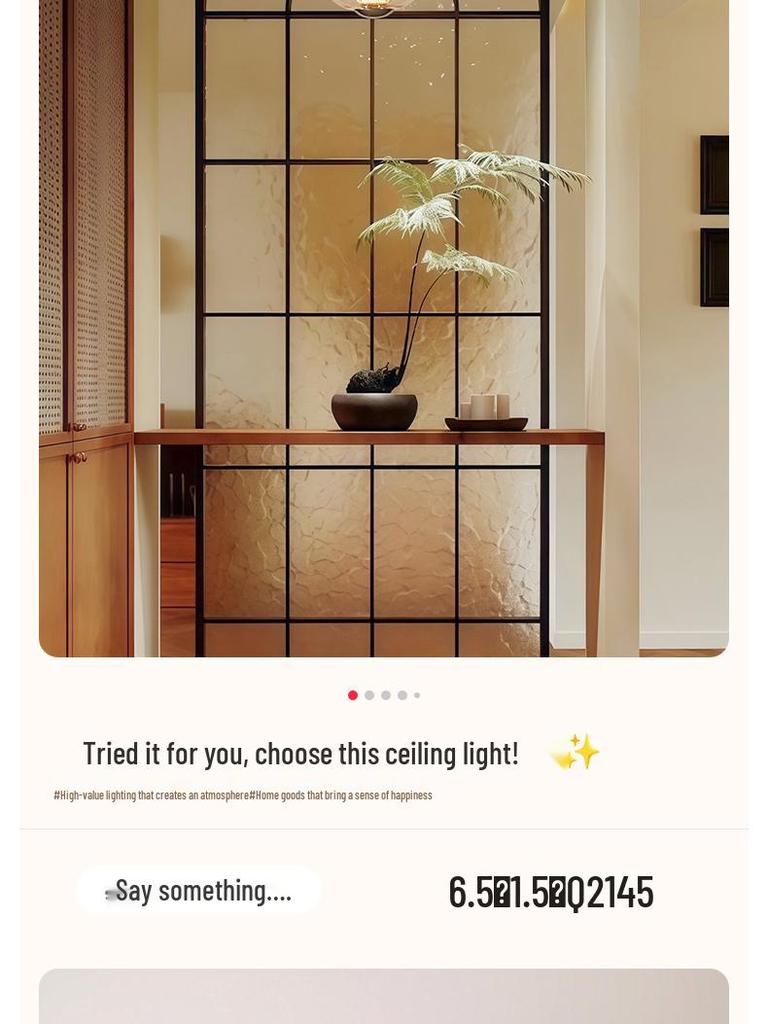 Casagd French Retro Chinese Style Hallway Ceiling Light - Creative Designer Balcony & Corridor Lighting