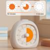 Kids Rechargeable Visual Timer 60 Minutes Countdown Adjustable Volume Alarm Silent Pomodoro Timer Focus Enhancing Timer