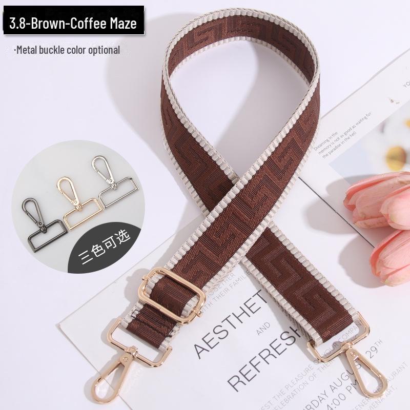 Регулируемый ремень для сумки через плечо в полоску – универсальный, широкий сменный ремень