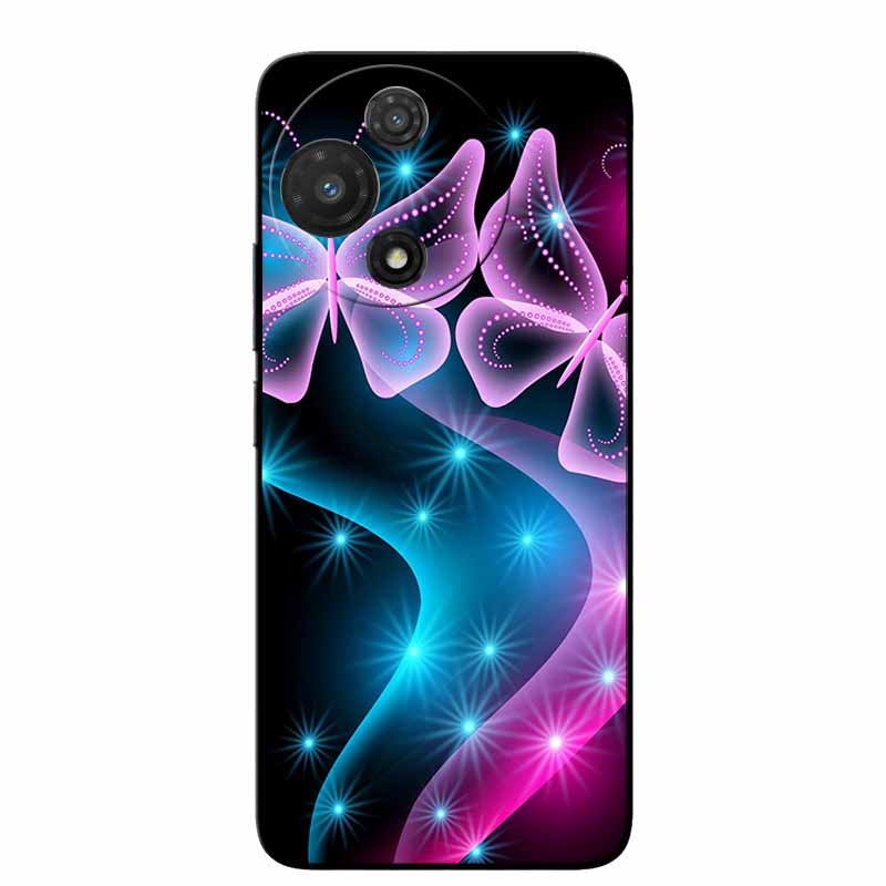 Funda For TCL 60 R 5G T519H Case Marble Painted Silicone Back Cover Cases For TCL 60R Soft Black TPU Funda TCL60R 5G Lion Coques