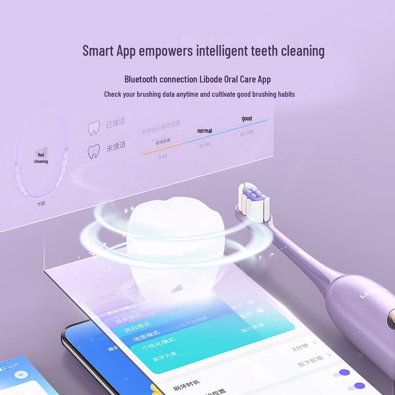 Lebooo Star PRO Electric Toothbrush - Extreme Night Black Gift Set CN plug (adapter included)