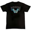 Мужская футболка Weezer с 3D-принтом радужного логотипа