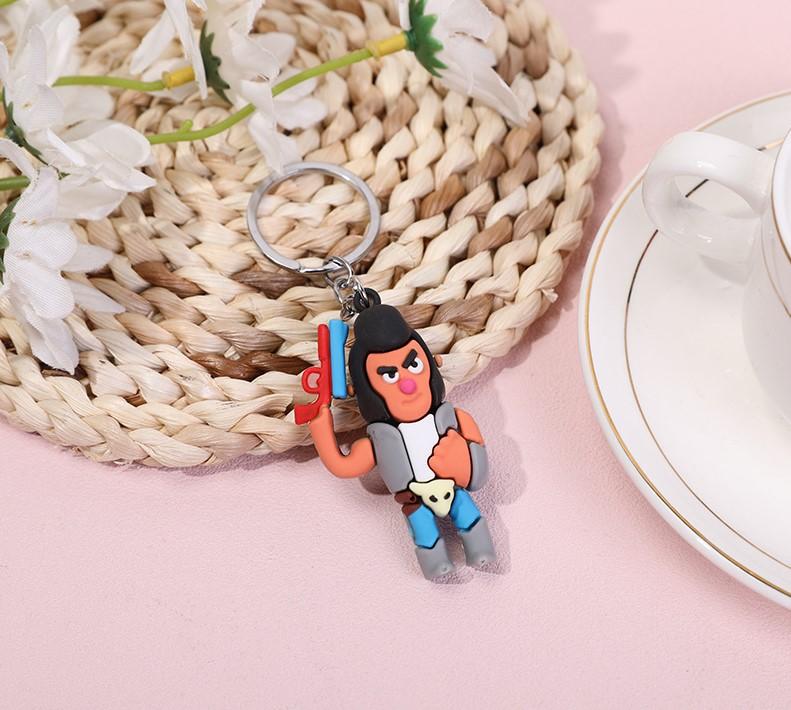 Бравл Старс брелок Brawl Stars Bull Булл на ключи, на сумку фигурка 5,5 см