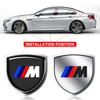 1 шт. 3D Металлическая эмблема с логотипом M Защита двери автомобиля Значок кузова автомобиля Наклейка Для BMW 330Li 325Li 320Li E46 E39 E90 E60 E36 F30 F10 E34 X5 E53 E30 F20