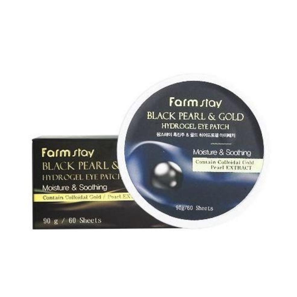 FARM STAY Black Pearl Gold Hydrogel Eye Patch 90g (3 Options)