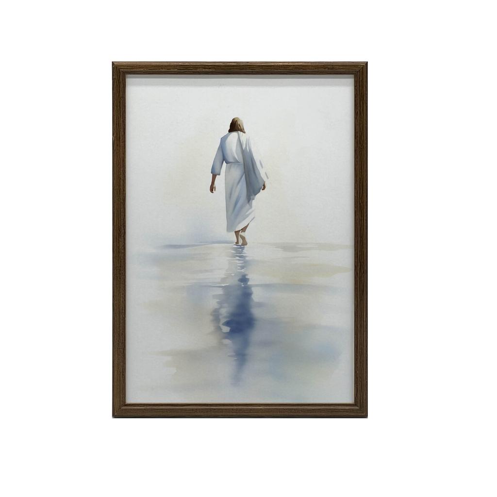 Jesus Walking On Water Jesus Walking On Water, 50X70 Cm, Unframed, Premium Canvas On Stretcher