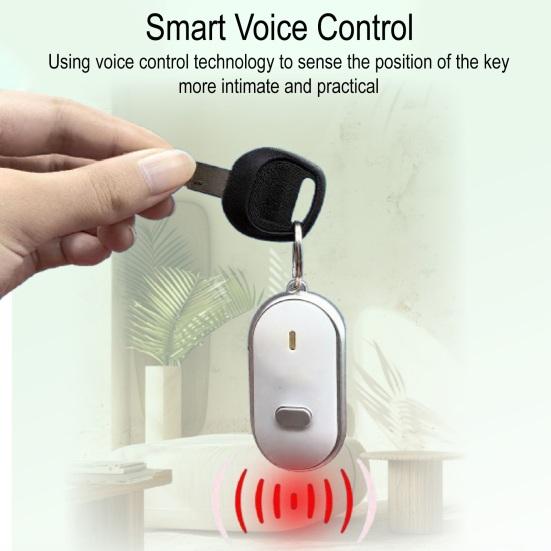 1/6 шт. Свисток-искатель ключей с аудиосенсором, легкий поиск ключей, противоугонное оборудование, высокая твердость, аварийный фонарик, локатор ключей