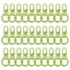 30pcs Lobster Claw Fastener Keychain Swivel Trigger Clips Zinc Alloy Colorful Key Chain Clips Snap Hook Jump Flat Split Ring DIY Craft Jewelry Making