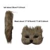 Animal Mask and Tail Set Cute Accessories Long for Night Club Party Holiday