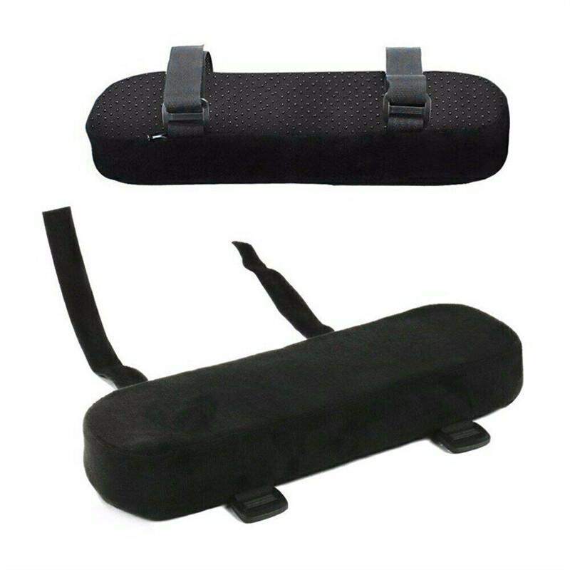 2x подлокотник из пены с эффектом памяти, подушка для стула, мягкие подушечки для рук, поддержка локтевого подлокотника, чехол