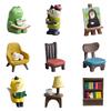 Fairy Garden Figurines Frog Statue Handcraft Resin Frog Decoration Fun Desk Ornament Miniature Fairy Decorations
